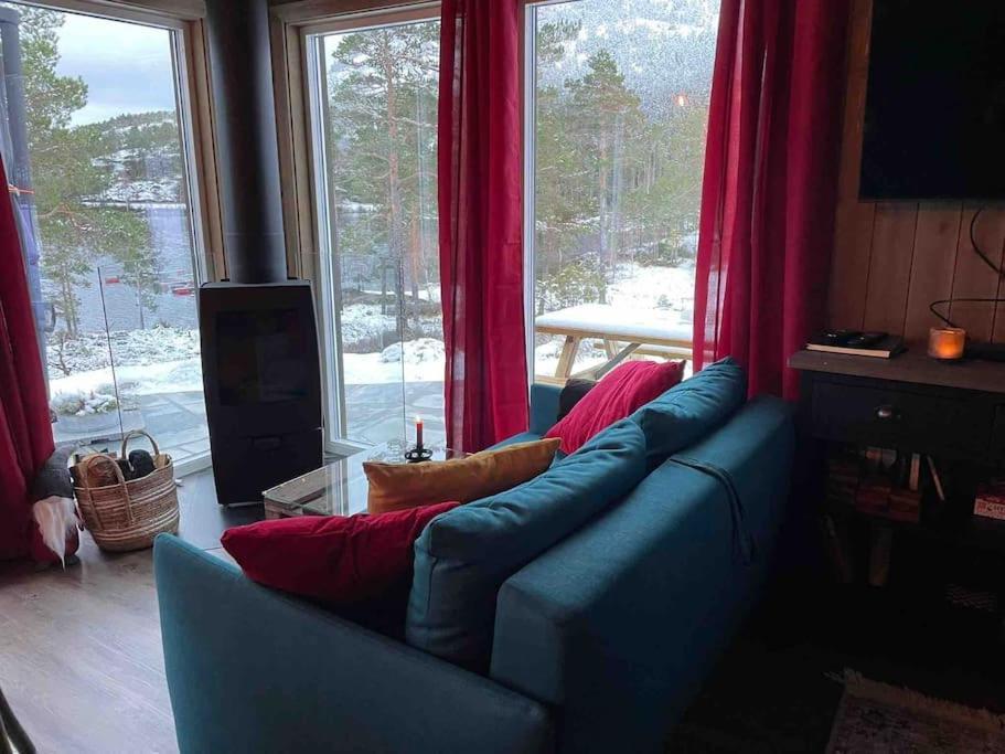 Cosy Cabin Between Lake And Mountain Treungen Dış mekan fotoğraf